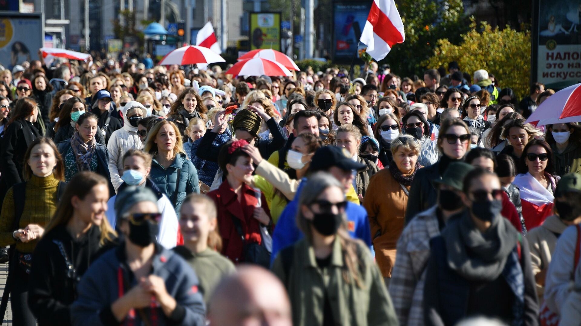 В Минске за время протестов к ответственности привлекли около 3 тыс. человек