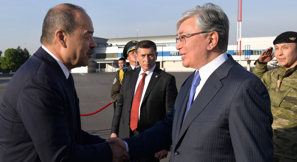 Касым-Жомарт Токаев находится с государственным визитом в Республике Узбекистан