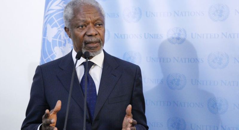 Ушёл из жизни бывший генсек ООН и нобелевский лауреат Кофи Аннан