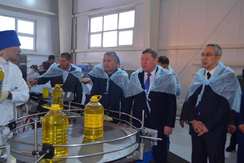 В Акмолинской области открыли новый маслозавод