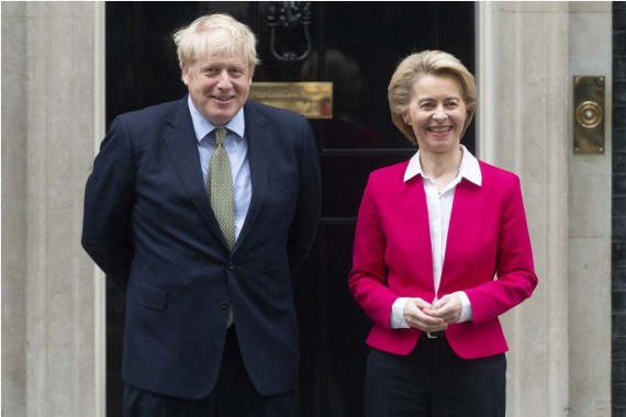 Лидеры Великобритании и ЕС обсудили по телефону переговоры о будущем двусторонних отношений