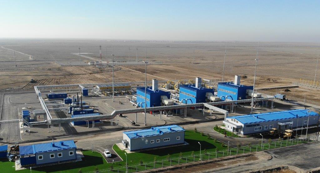 КазТрансГаз ввел в эксплуатацию компрессорную станцию "Туркестан"