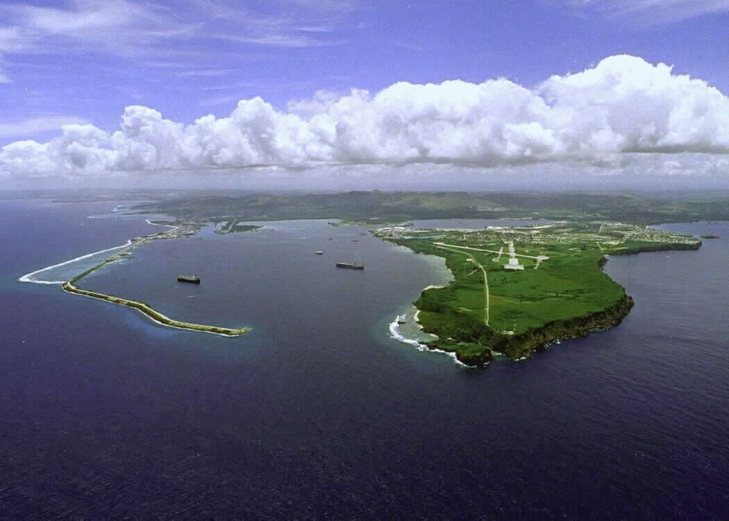Около острова Гуам в Тихом океане произошло землетрясение магнитудой 6,4
