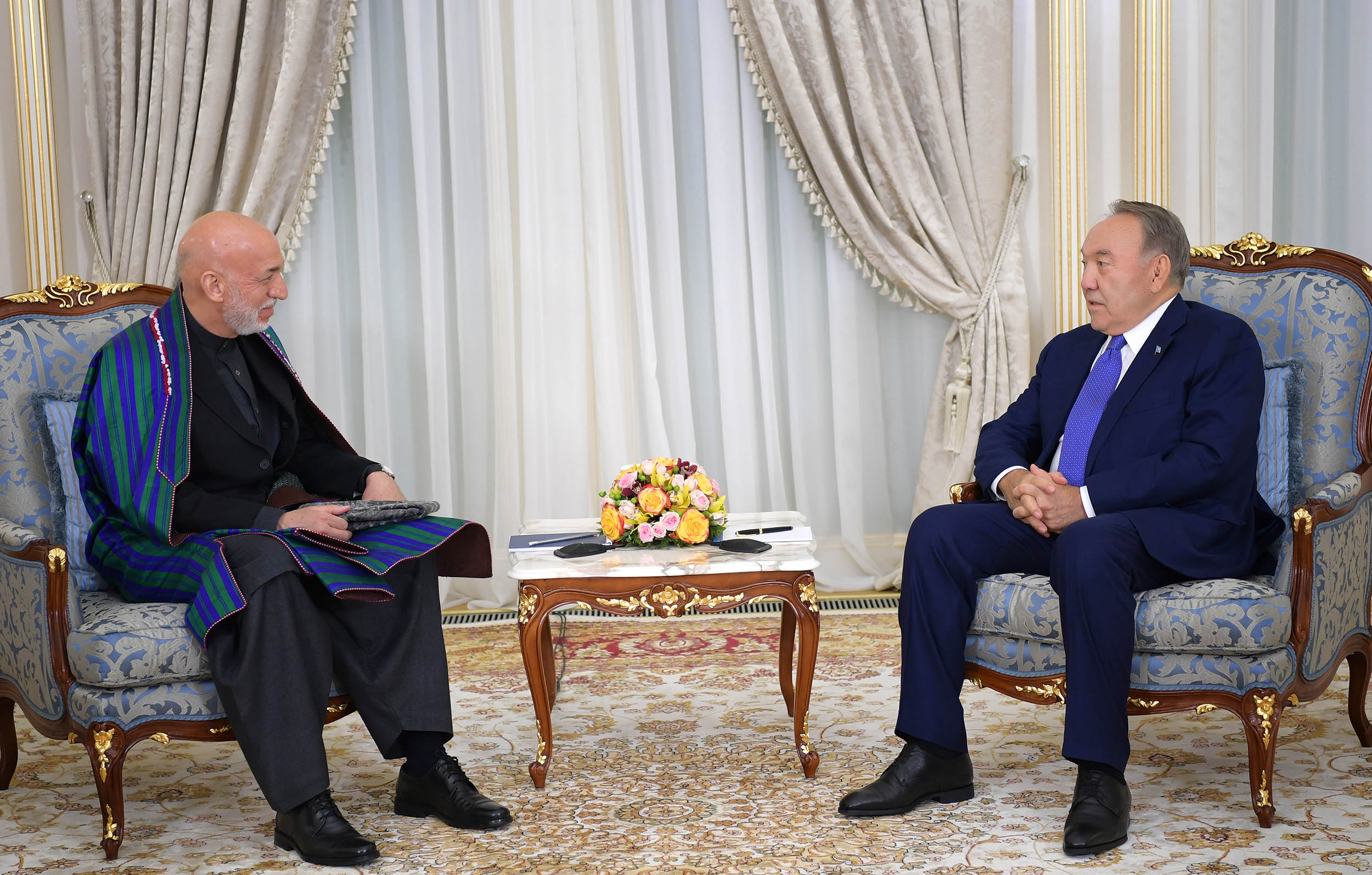 Назарбаев провёл встречу с экс-президентом Афганистана