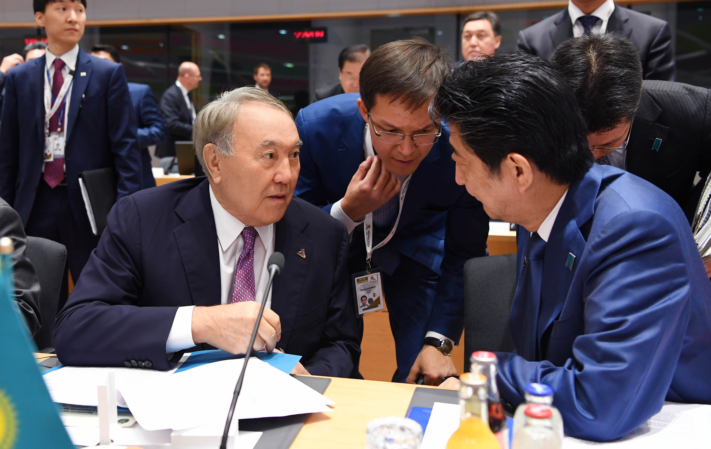 Нурсултан Назарбаев встретился с президентом Республики Корея и премьер-министром Японии 