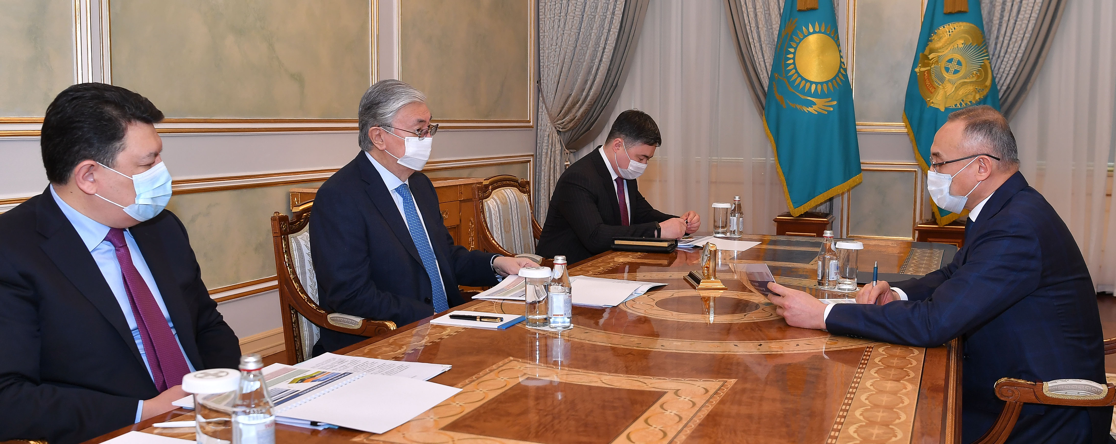 Президент Казахстана принял председателя правления национальной атомной компании "Казатомпром"   