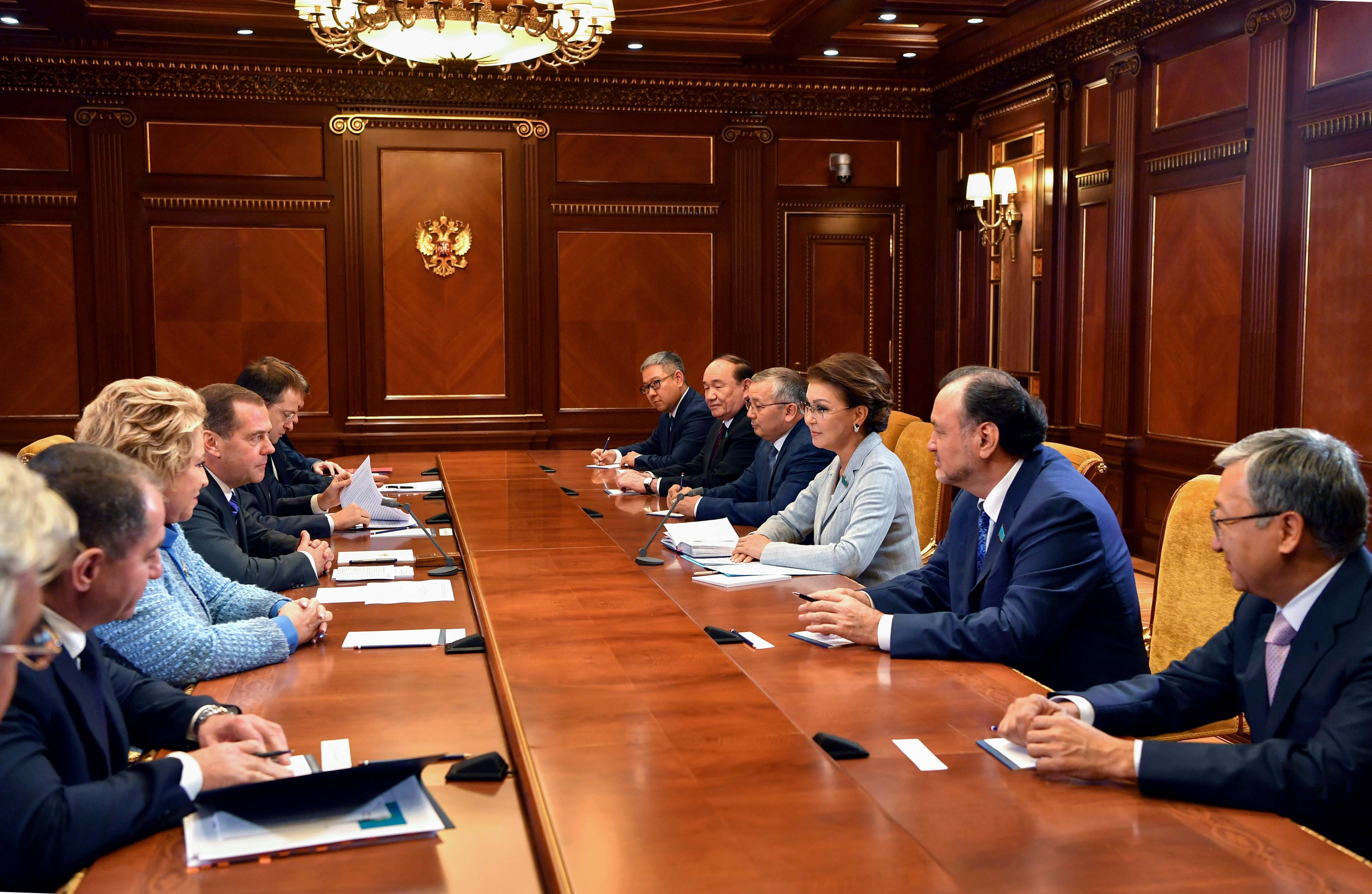 Дариға Назарбаева Дмитрий Медведевпен кездесті