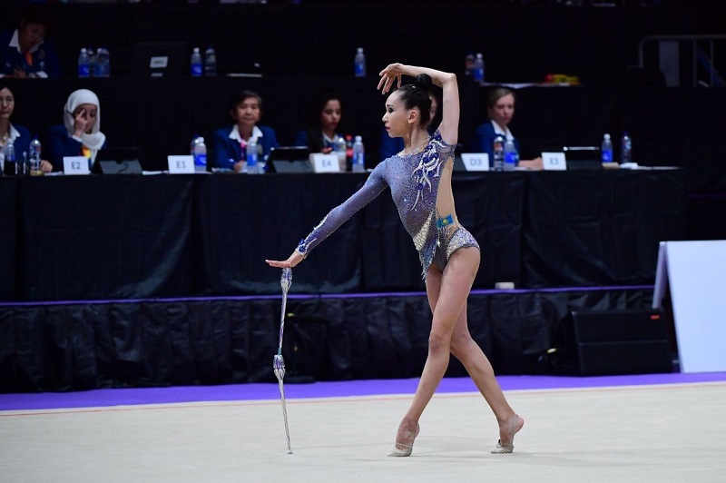 Казахстанка завоевала бронзу на ЧА по художественной гимнастике   