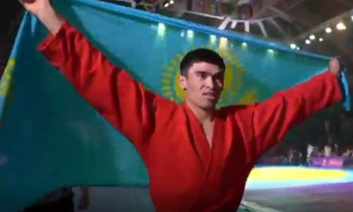Казахстан выиграл два золота чемпионата мира по самбо в Ташкенте