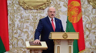 Лукашенко Беларусь президенті қызметіне кірісті 