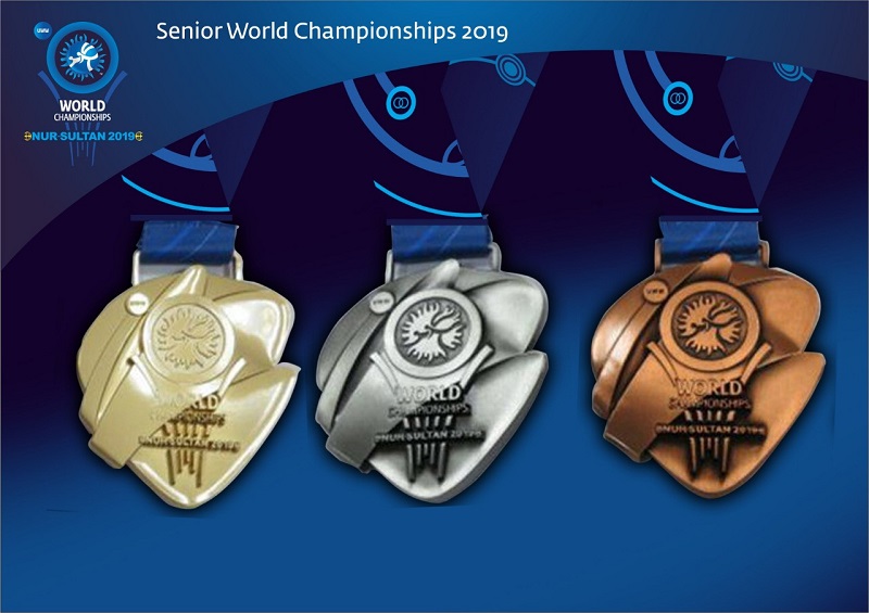 Чемпионат мира по борьбе: в Нур-Султане презентовали медали  