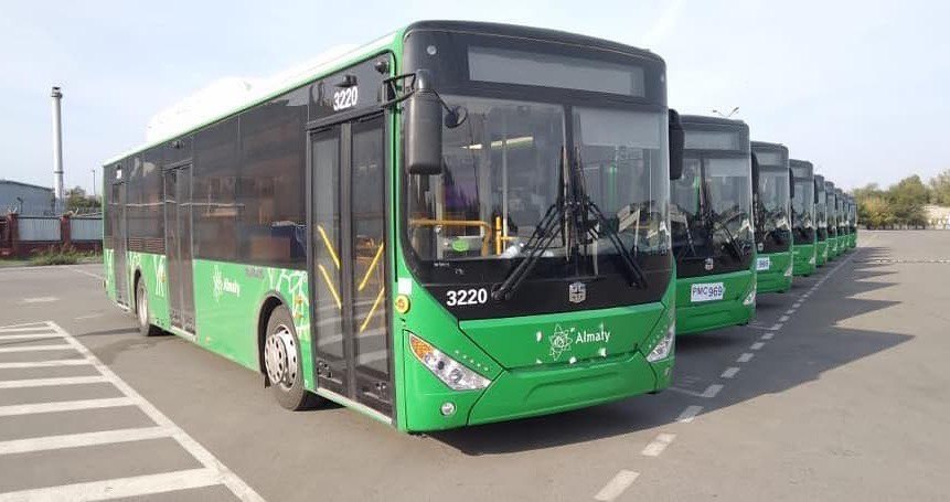 Новые автобусы выйдут на маршрут № 12 в Алматы 