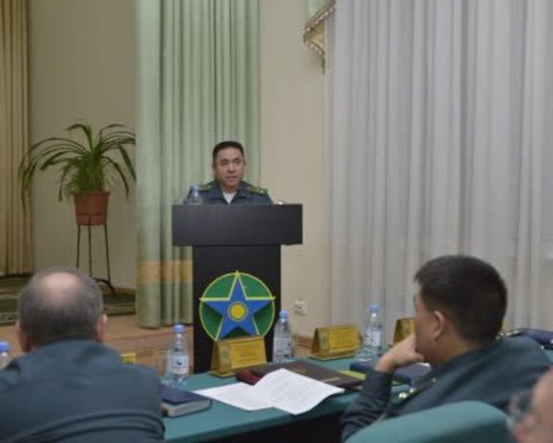 В Астане состоялось заседание Военного совета Пограничной службы КНБ РК 
