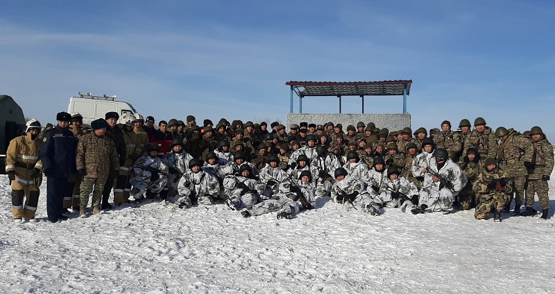 Военнообязанные Нур-Султана приняли участие в учениях территориальной обороны городского акимата  