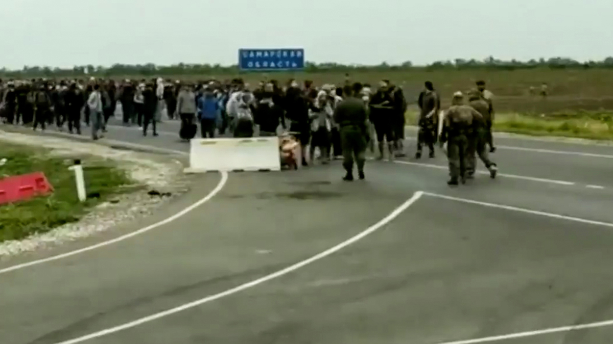 Росгвардия отрицает свое участие в стычке с мигрантами на границе с Казахстаном