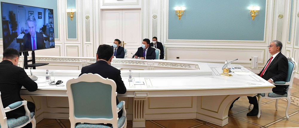 Касым-Жомарт Токаев принял участие в рабочей встрече Совета иностранных инвесторов