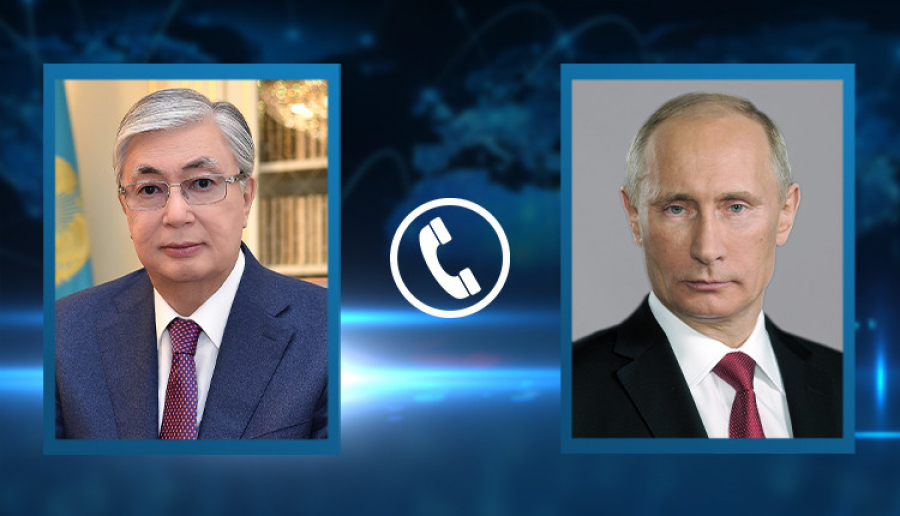 Владимир Путин выразил соболезнования президенту Казахстана в связи с трагедией в Жамбылской области