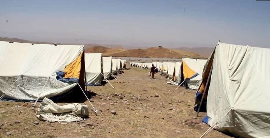 В Таджикистане на приграничье приступили к строительству лагеря для афганских беженцев  