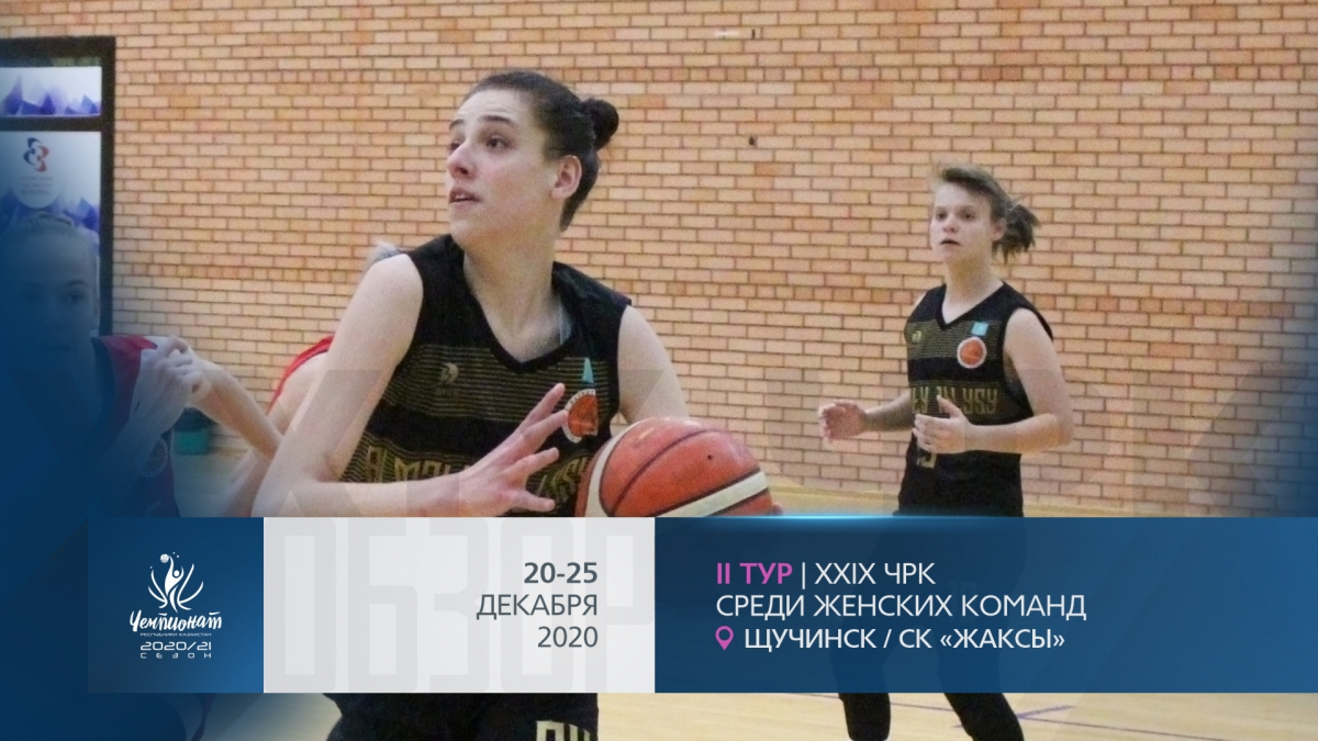 Итоги второго тура чемпионата Казахстана по баскетболу среди женских команд