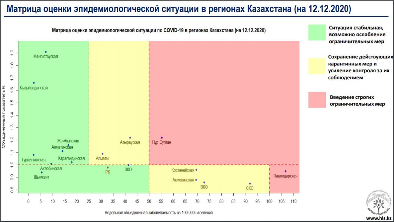 Карта новых случаев коронавируса