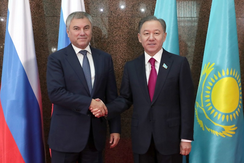 Нигматулин и Володин отмечают высокий уровень казахстанско-российского межпарламентского сотрудничества 