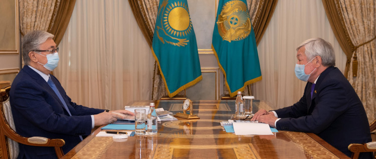 Бердибек Сапарбаев рассказал президенту о ситуации в Кордайском районе