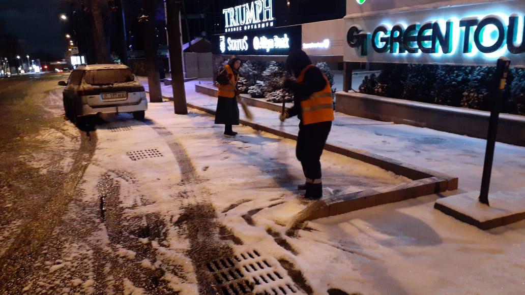 В Алматы выпало до 5 см снега  