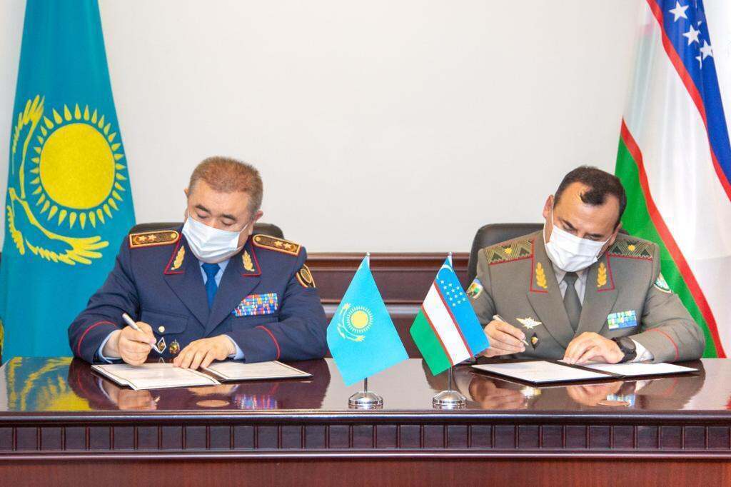 МВД Казахстана и Нацгвардия Узбекистана будут взаимодействовать при проведении антитеррористических операций