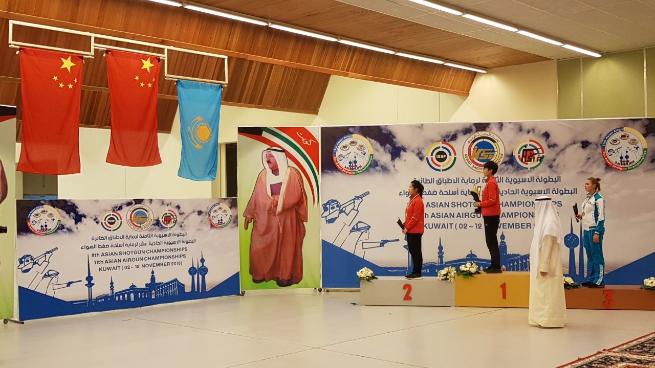 Казахстан завоевал три медали во второй день чемпионата Азии по пулевой и стендовой стрельбе 
