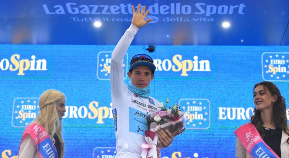"Джиро д’Италия": гонщики "Астаны" в третий раз на подиуме