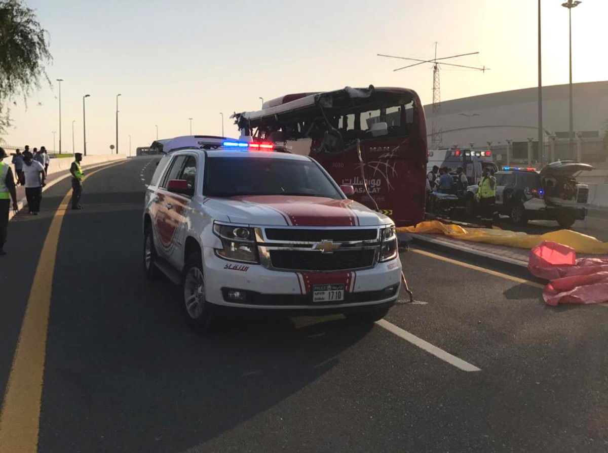 Увеличилось число жертв ДТП с туристическим автобусом в Дубае   