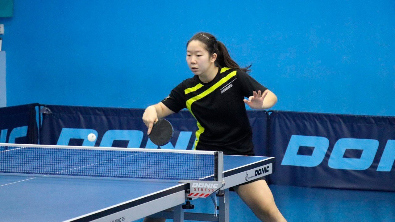 Зауреш Акашева выступила в первом туре международного турнира по настольному теннису  