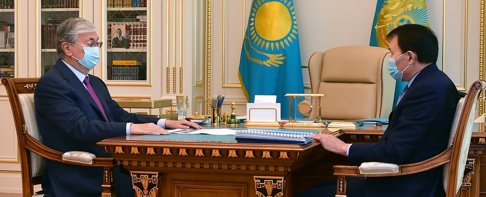 Глава государства принял председателя агентства по противодействию коррупции Алика Шпекбаева