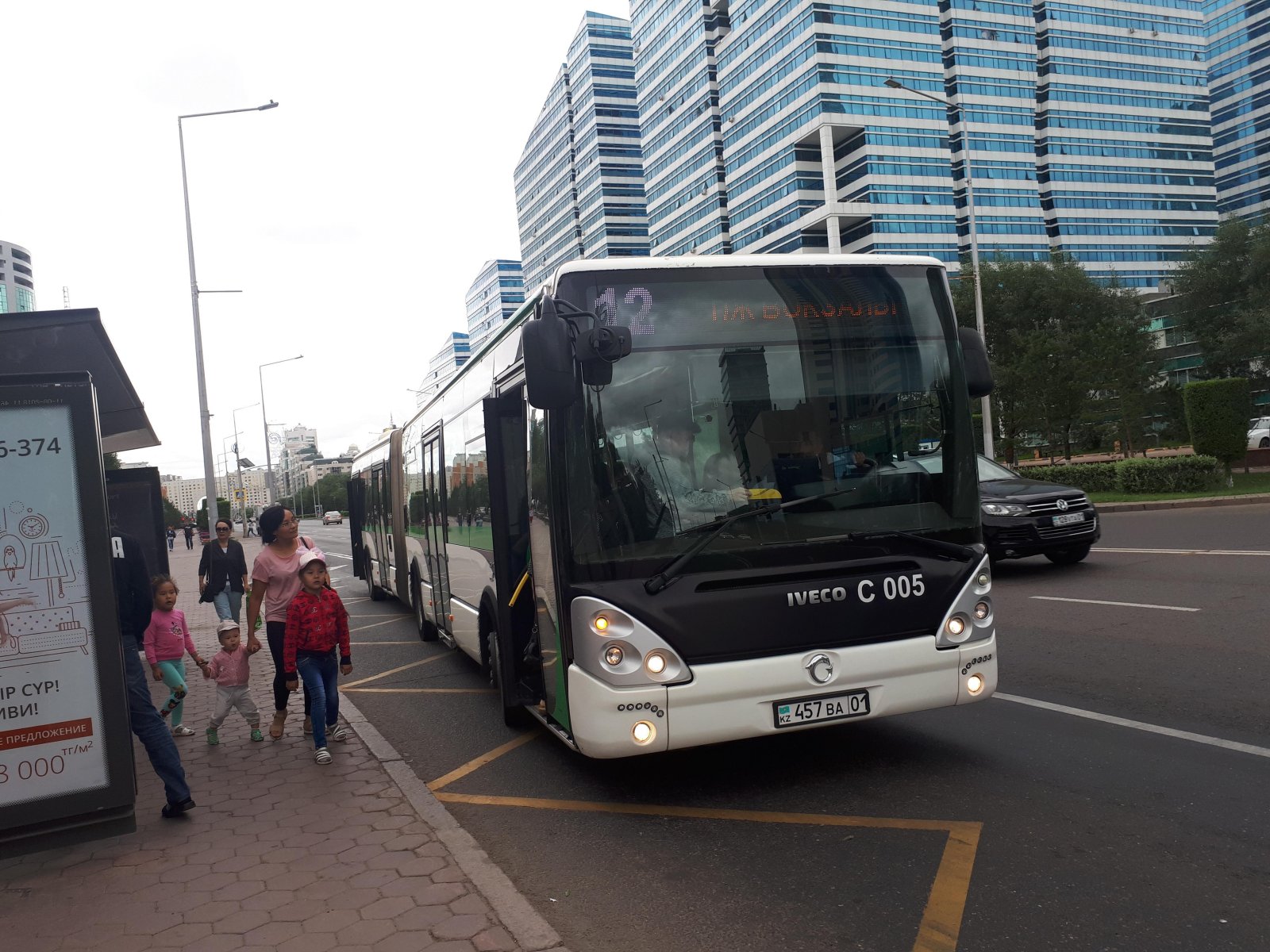 В Астане изменится автобусный маршрут № 12 
