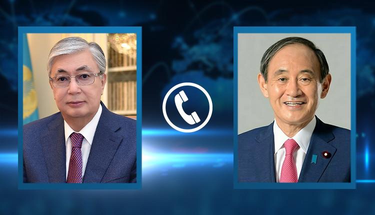 Глава государства пригласил премьер-министра Японии посетить Казахстан с визитом