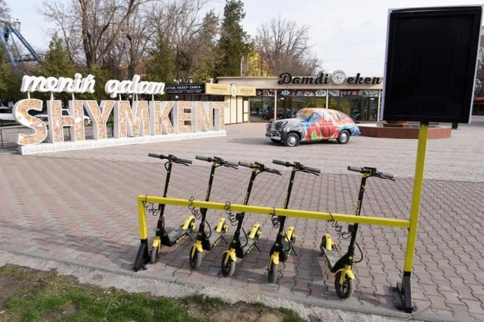 Шымкенттіктер электрскутермен жүре бастайды