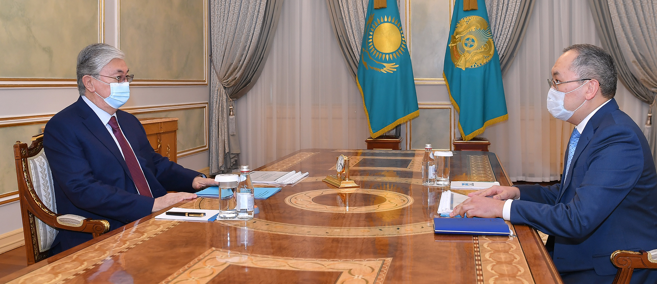 Касым-Жомарт Токаев принял председателя нового агентства по финмониторингу 