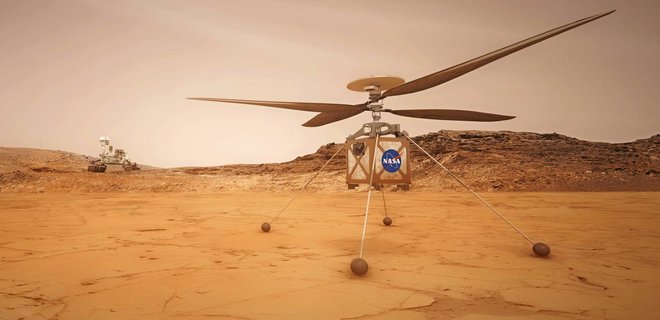 Вертолет NASA совершит четвертый и самый продолжительный полет на Марсе