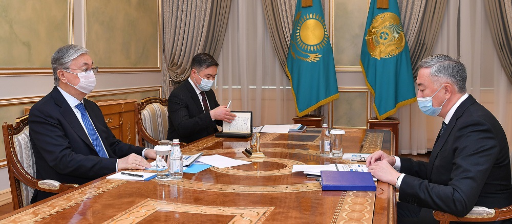 Касым-Жомарт Токаев принял председателя Агентства по защите и развитию конкуренции 