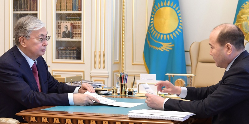 Президент Казахстана проинформирован о мерах  обеспечения правопорядка в стране в условиях чрезвычайного положения   