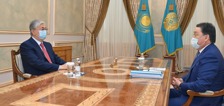 Премьер-министр доложил Касым-Жомарту Токаеву, когда будет подготовлен общенациональный план 