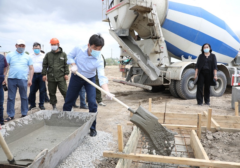 340 млн тенге выделили на строительство 20 домов в поселке Мырзакент в Туркестанской области  