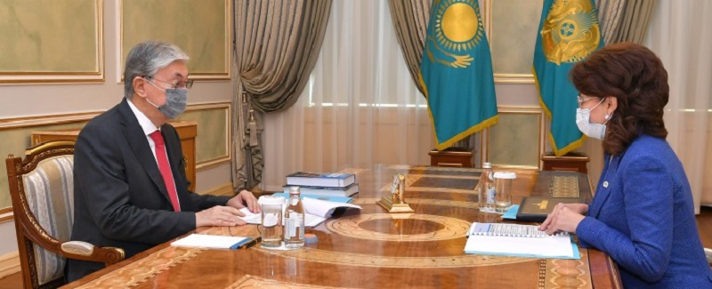 Президент РК принял министра информации и общественного развития 