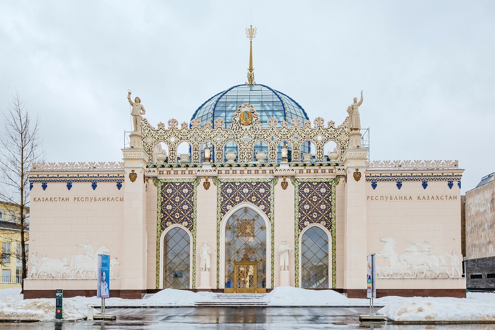 Павильон "Казахстан" открылся на ВДНХ после реставрации 