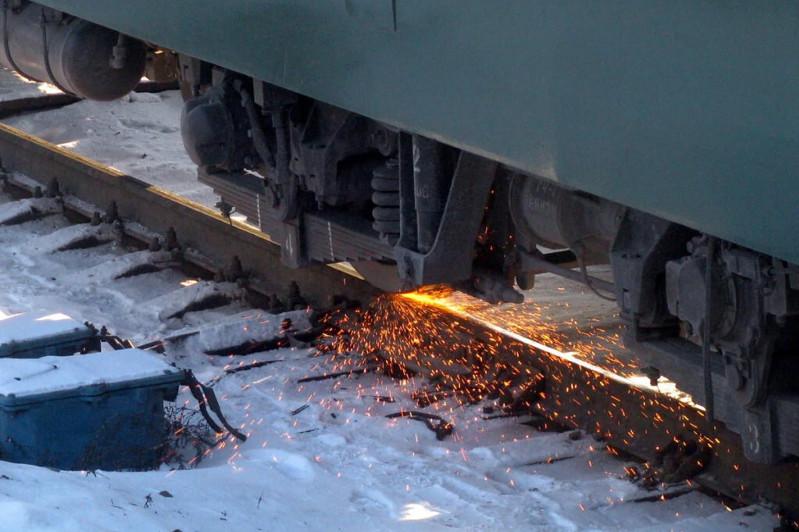 В Жезказгане столкнулись два грузовых поезда