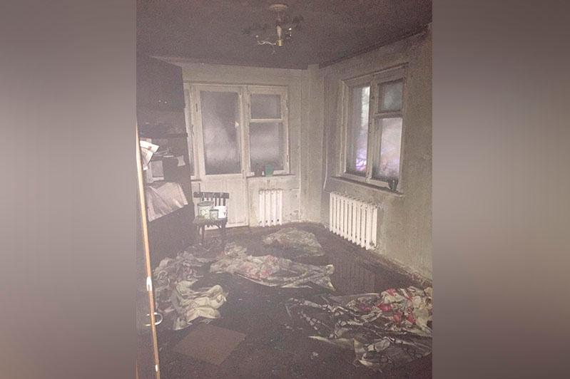 Пожар в многоэтажке Петропавловска: один человек погиб  