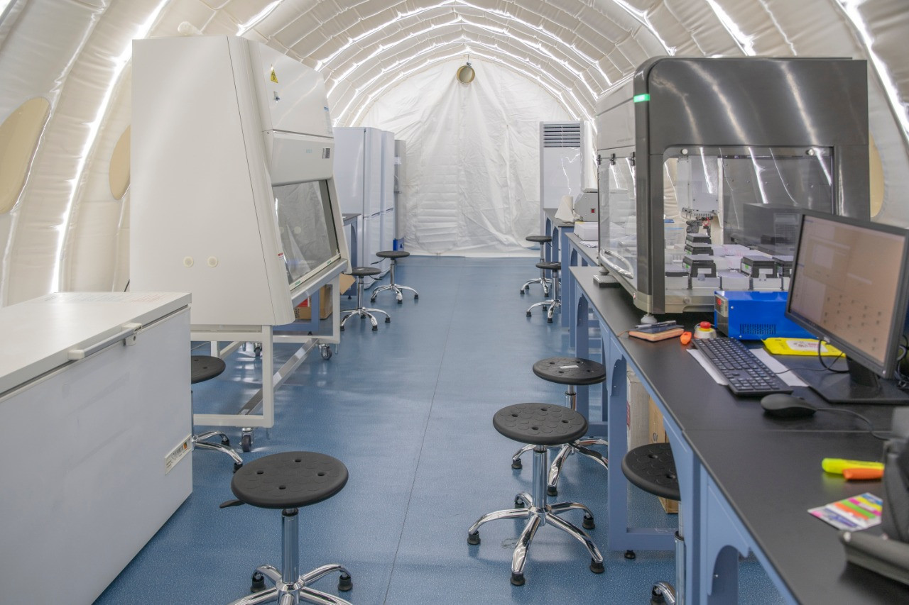 В столице запустили первый автоматизированный лабораторный комплекс на COVID-19 