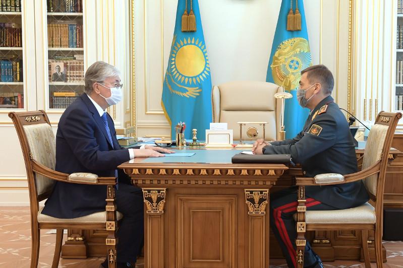 Министр обороны доложил президенту о разработке концепции строительства и развития Вооруженных сил