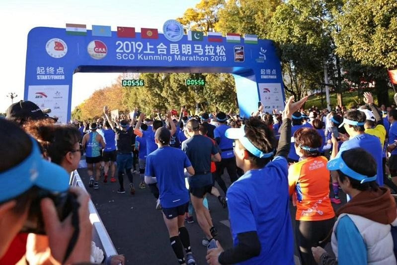 Казахстанцы приняли участие в марафоне ШОС в Китае