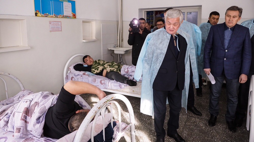 В результате беспорядков в Кордайском районе к медикам обратились 127 человек, 84 после осмотра отпущены